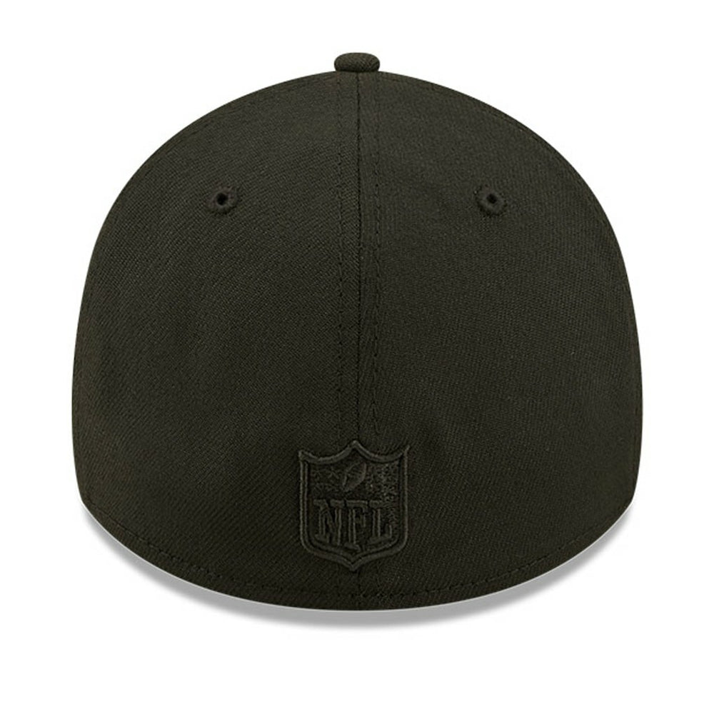 Atlanta Falcons New Era Black On Black Alternate Logo 39THIRTY Flex Hat | NFL