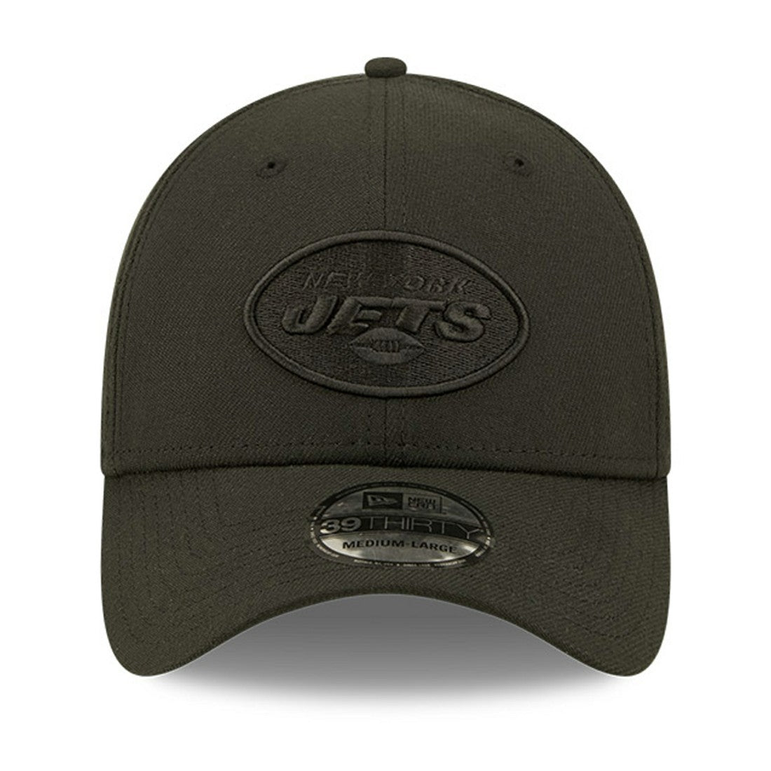 New York Jets New Era Black On Black 39THIRTY Flex Hat | NFL