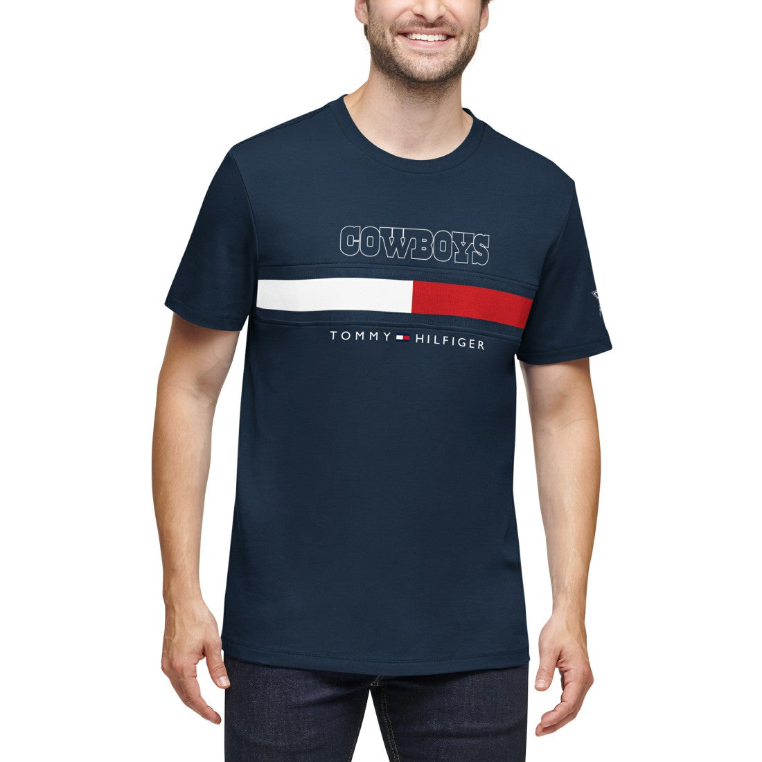 Dallas Cowboys Tommy Hilfiger Insert T-Shirt Navy | NFL