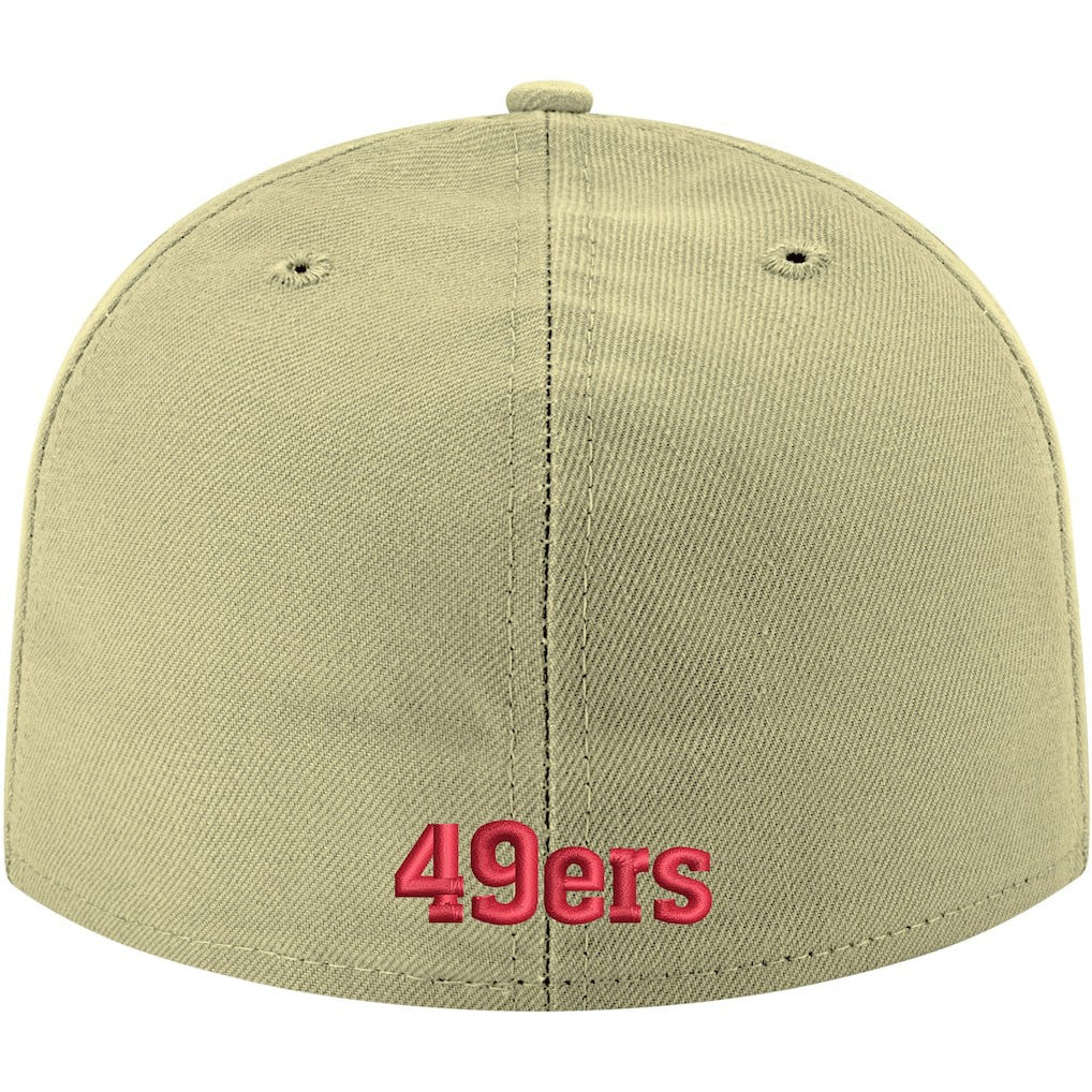 San Francisco 49ers New Era Omaha Throwback 59FIFTY Fitted Hat Gold | NFL