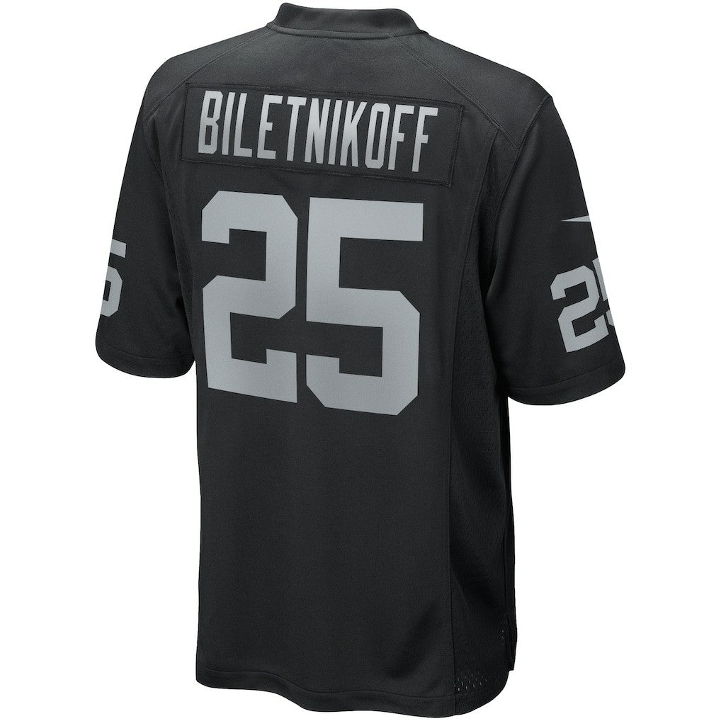 Fred Biletnikoff Las Vegas Raiders Game Retired Player Jersey Black | Nike for Sale