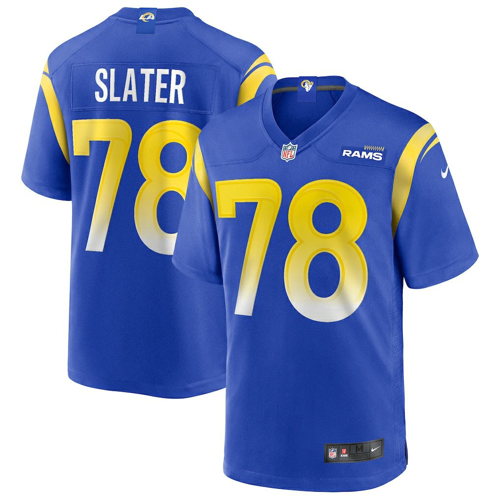 Jackie Slater Los Angeles Rams Game Retired Player Jersey Royal | Nike for Sale