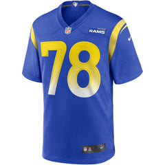 Jackie Slater Los Angeles Rams Game Retired Player Jersey Royal | Nike for Sale