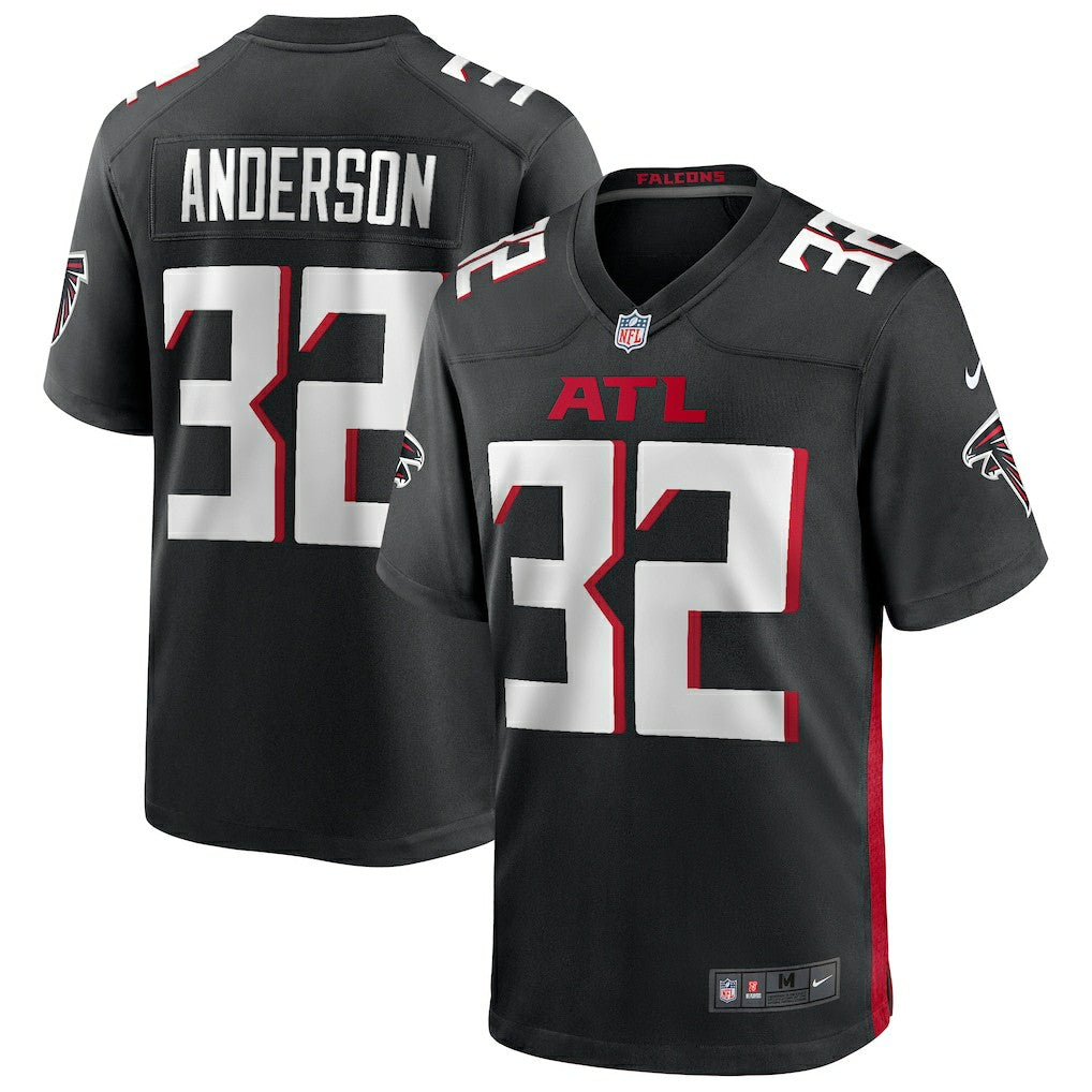 Jamal Anderson Atlanta Falcons Game Retired Player Jersey Black | Nike for Sale