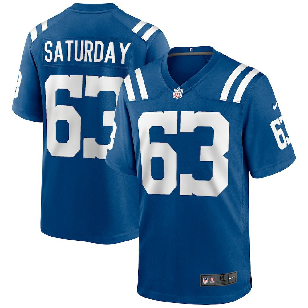 Jeff Saturday Indianapolis Colts Game Retired Player Jersey Royal | Nike for Sale