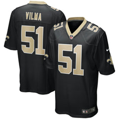 Jonathan Vilma New Orleans Saints Game Retired Player Jersey Black | Nike for Sale