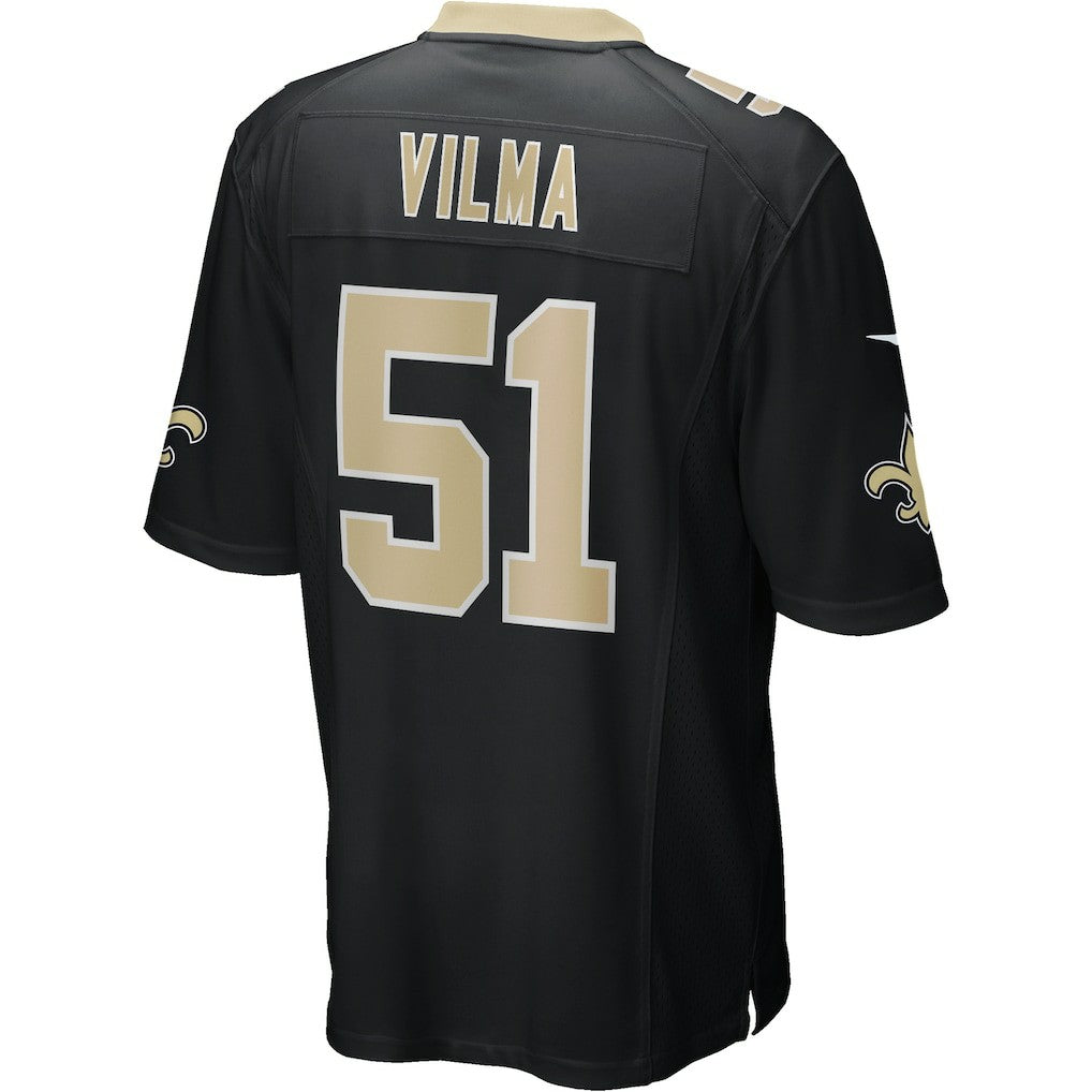 Jonathan Vilma New Orleans Saints Game Retired Player Jersey Black | Nike for Sale