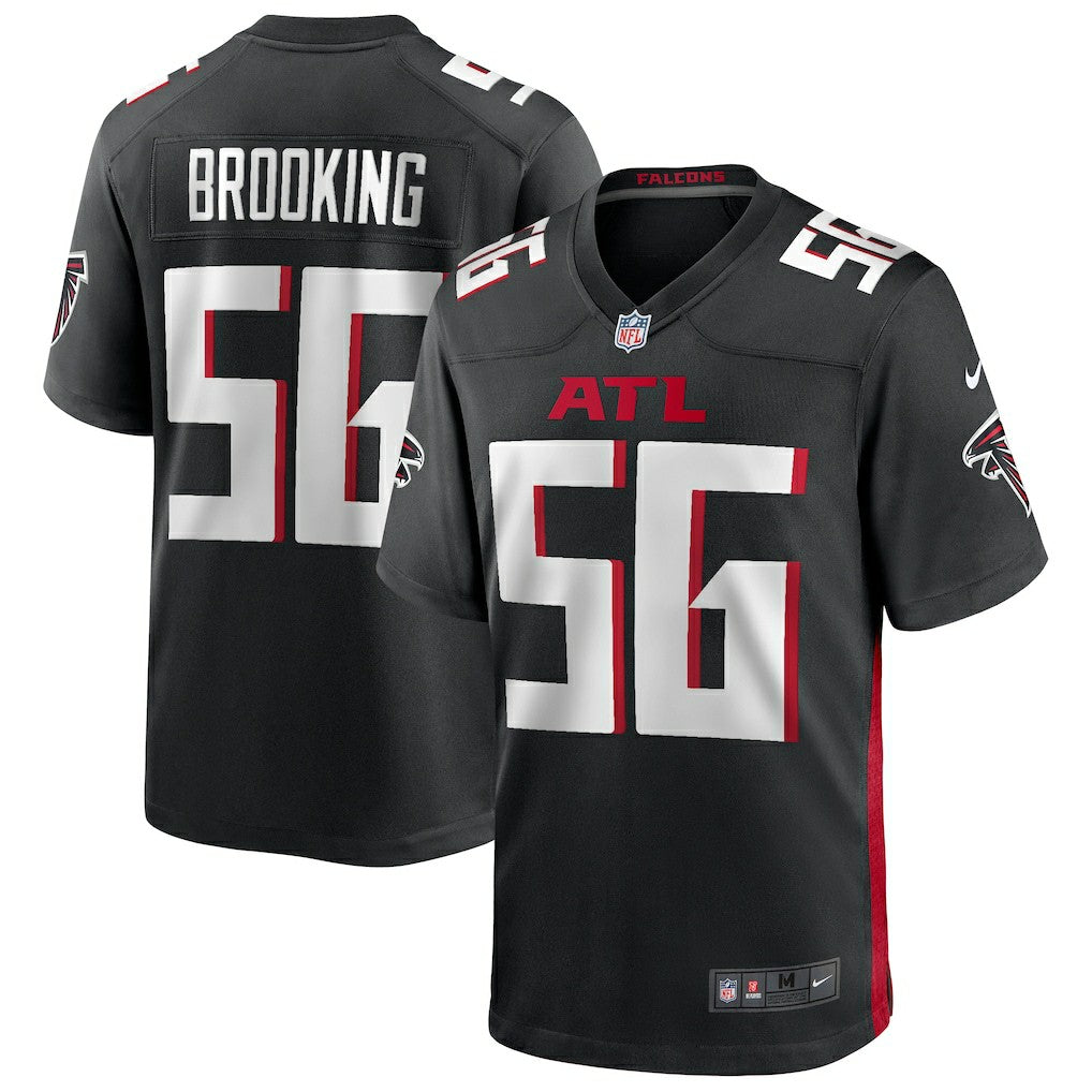 Keith Brooking Atlanta Falcons Game Retired Player Jersey Black | Nike for Sale