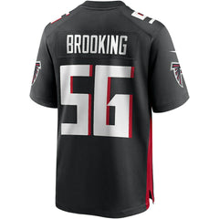 Keith Brooking Atlanta Falcons Game Retired Player Jersey Black | Nike for Sale