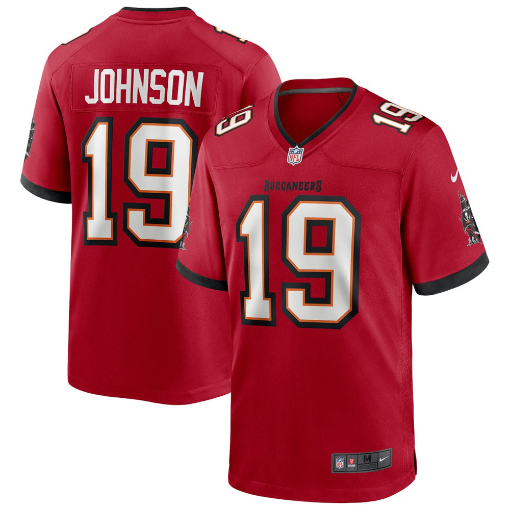 Keyshawn Johnson Tampa Bay Buccaneers Game Retired Player Jersey Red | Nike for Sale