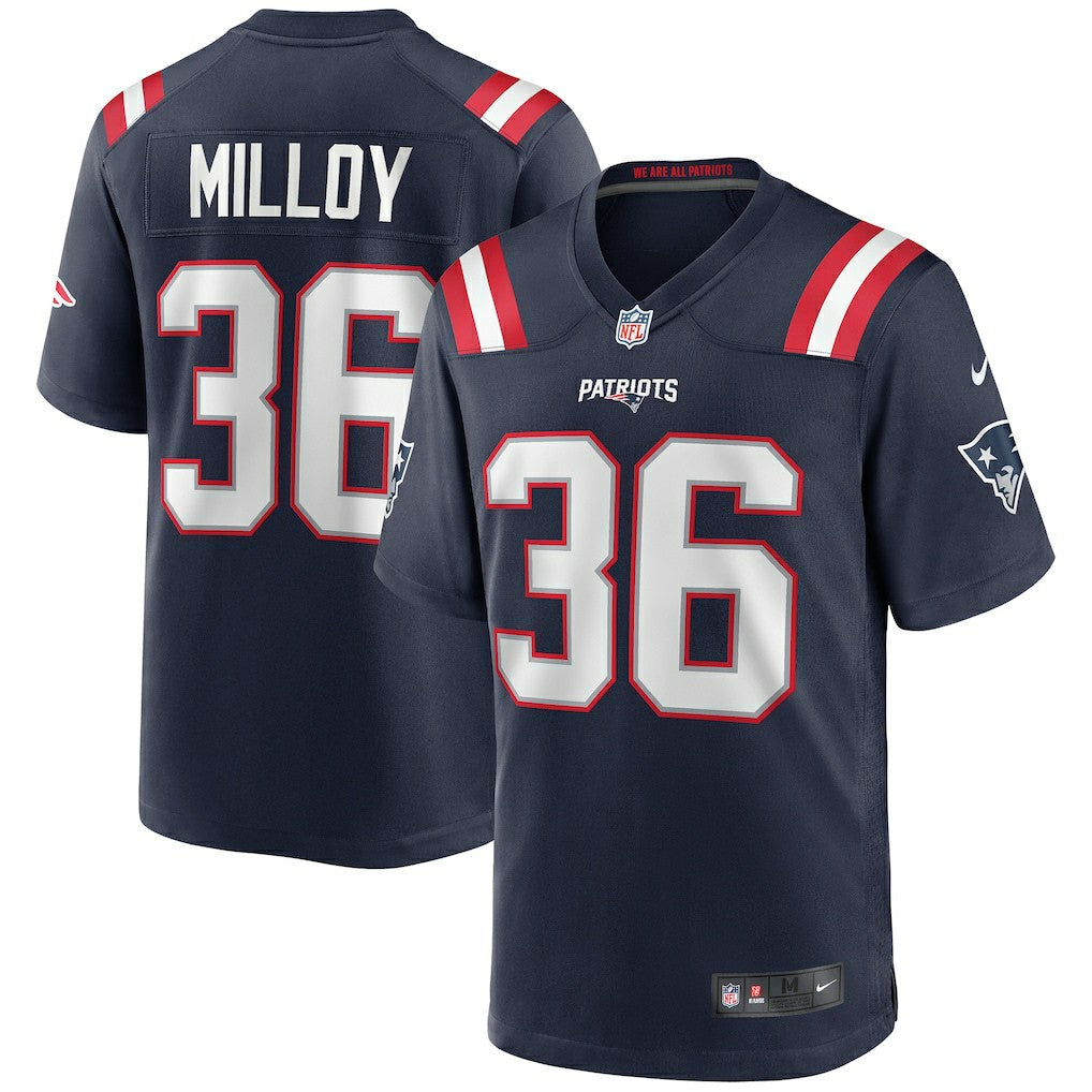 Lawyer Milloy New England Patriots Game Retired Player Jersey Navy | Nike for Sale