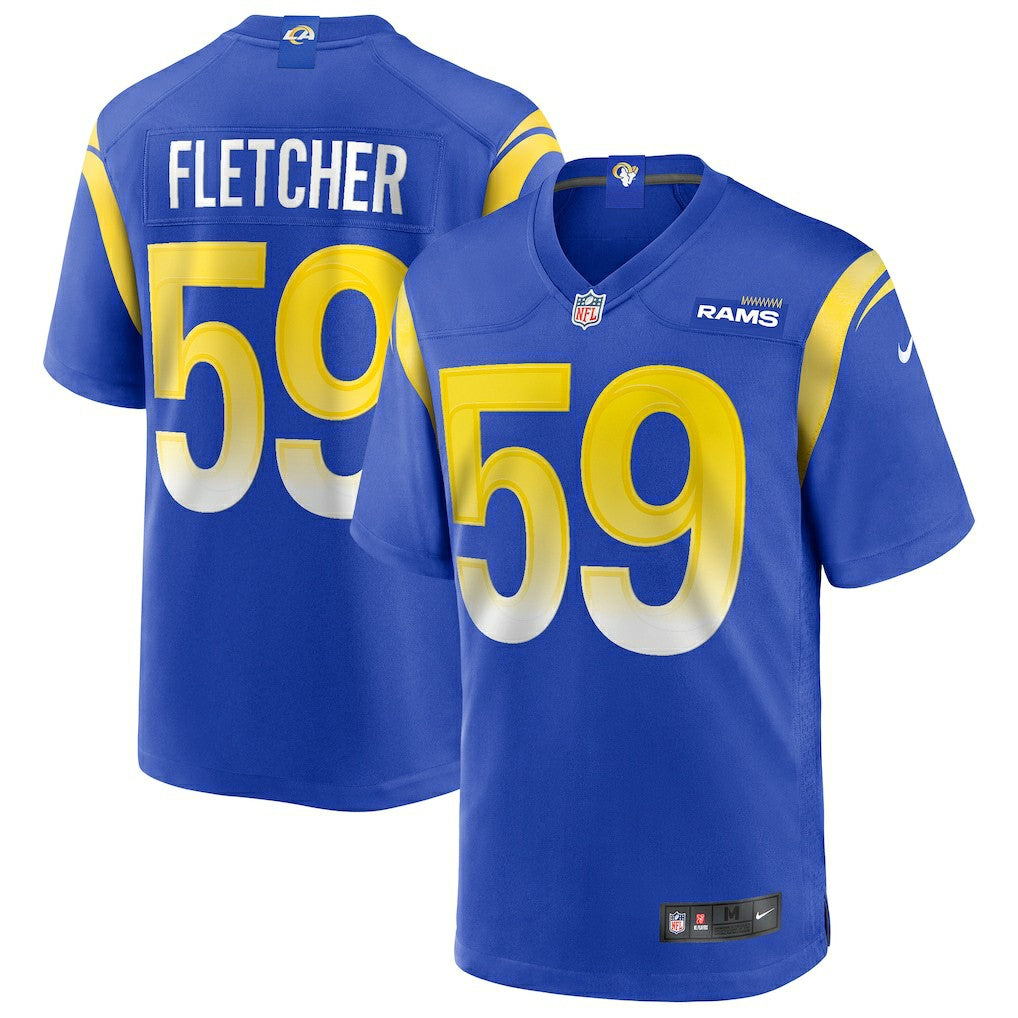 London Fletcher Los Angeles Rams Game Retired Player Jersey Royal | Nike for Sale