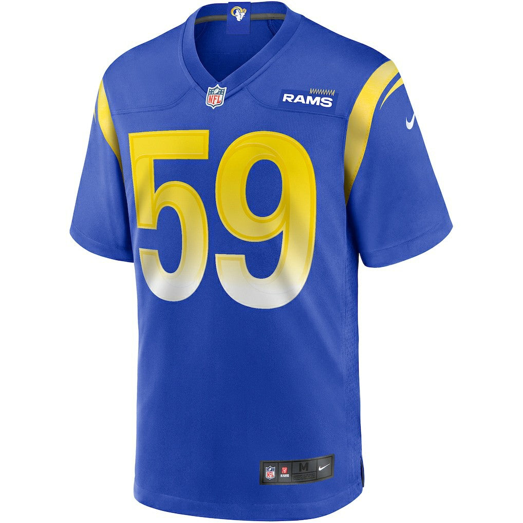 London Fletcher Los Angeles Rams Game Retired Player Jersey Royal | Nike for Sale
