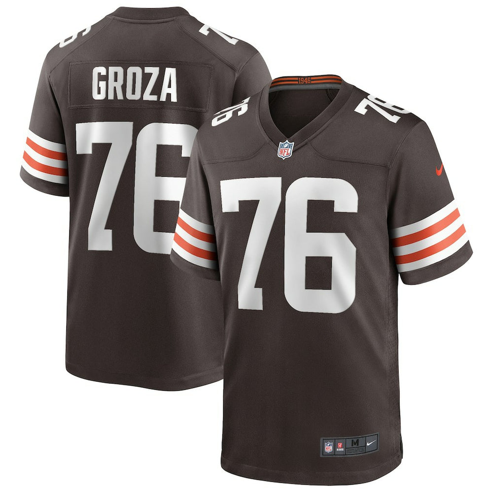 Lou Groza Cleveland Browns Game Retired Player Jersey Brown | Nike for Sale