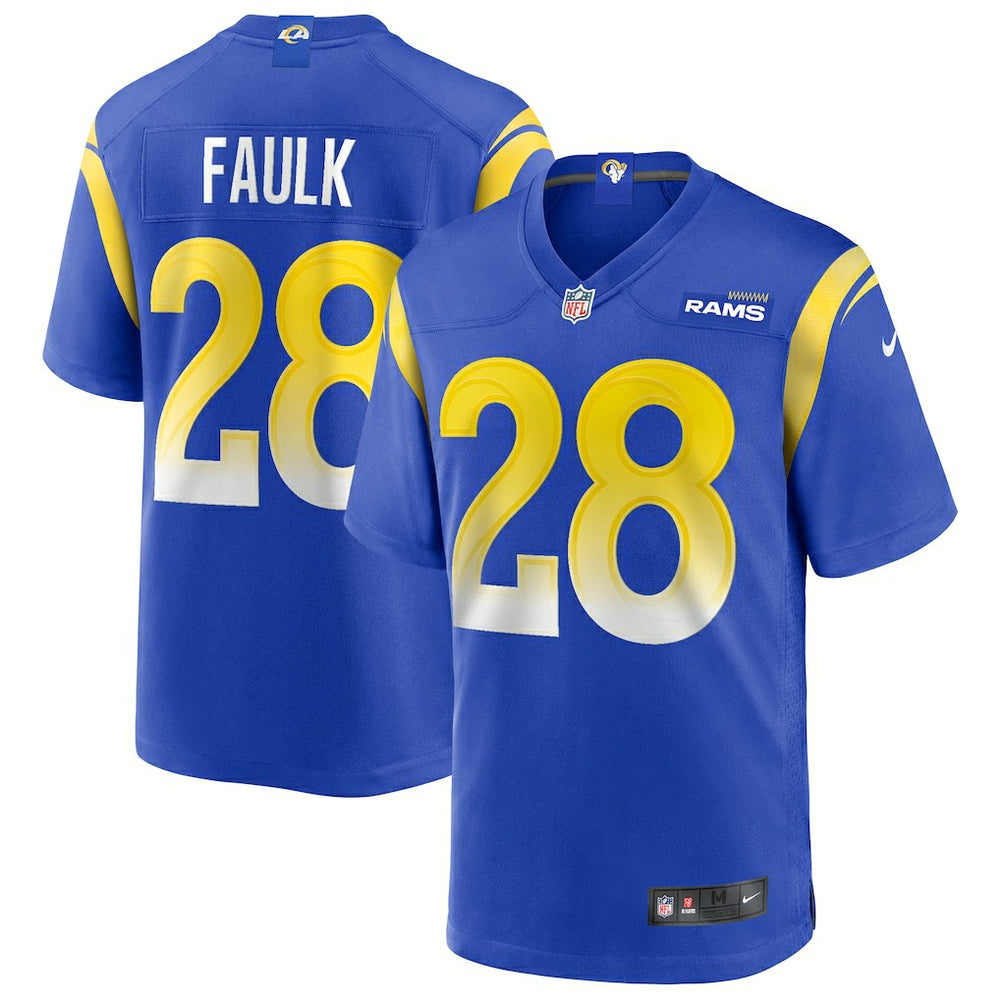Marshall Faulk Los Angeles Rams Game Retired Player Jersey Royal | Nike for Sale