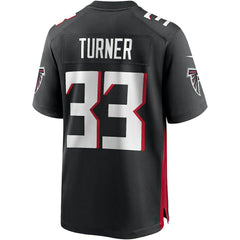 Michael Turner Atlanta Falcons Game Retired Player Jersey Black | Nike for Sale