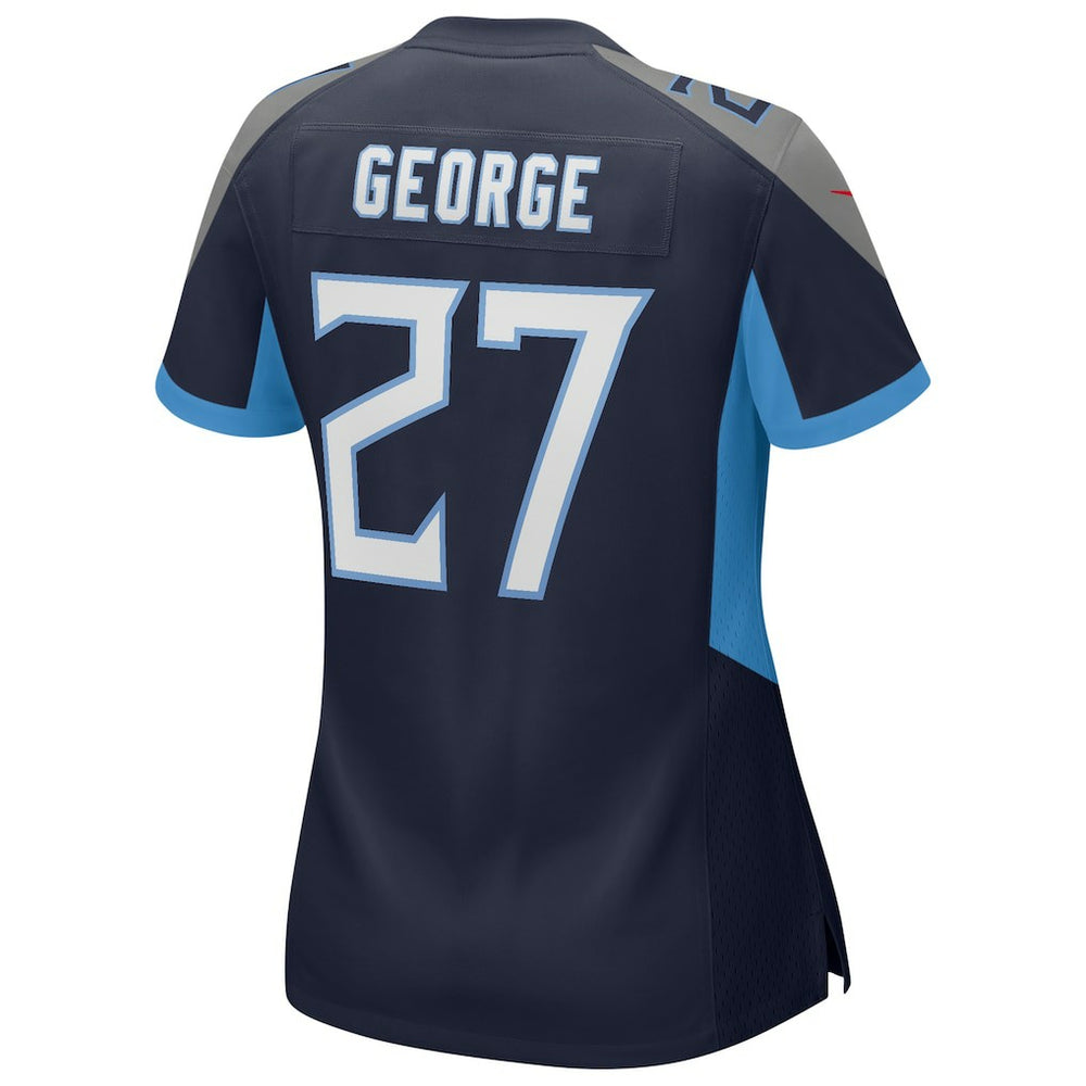 Eddie George Tennessee Titans Women's Game Retired Player Jersey Navy | Nike for Sale