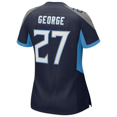 Eddie George Tennessee Titans Women's Game Retired Player Jersey Navy | Nike for Sale