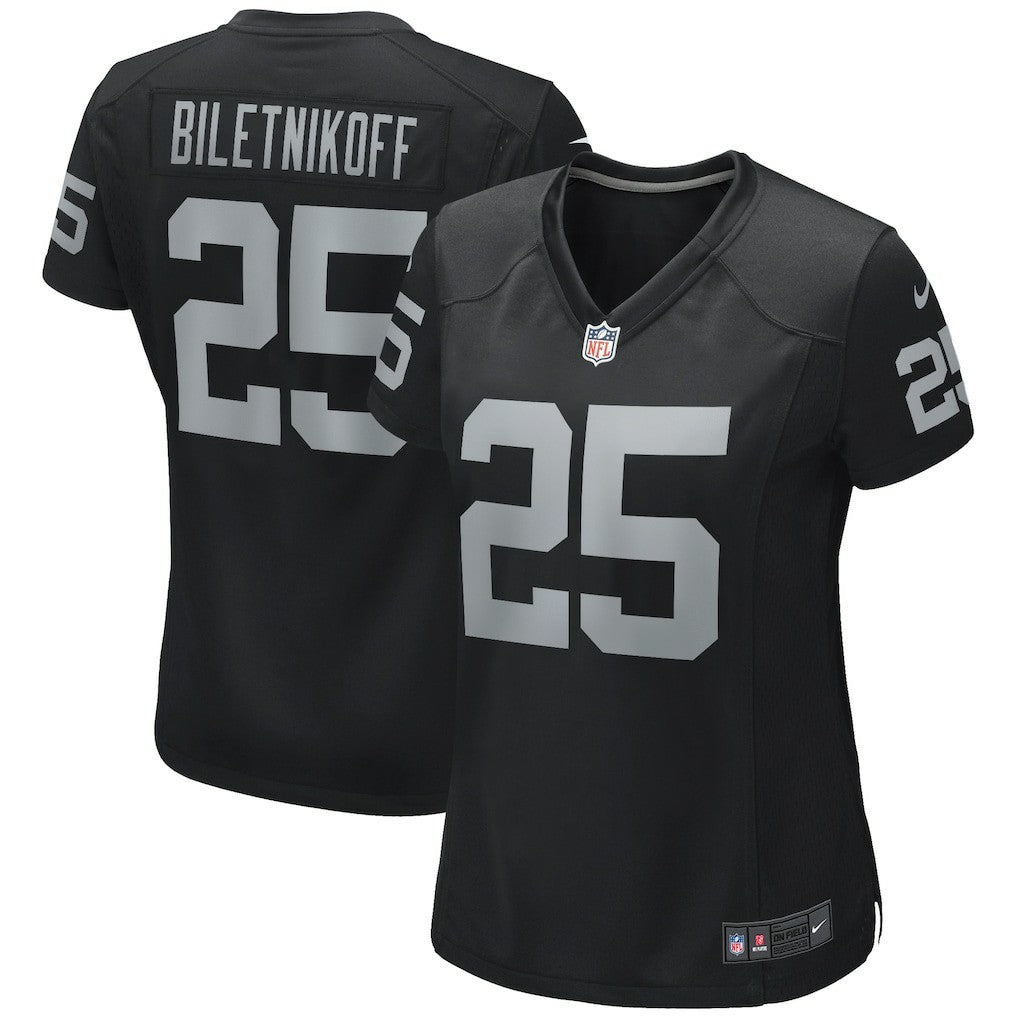 Fred Biletnikoff Las Vegas Raiders Women's Game Retired Player Jersey Black | Nike for Sale
