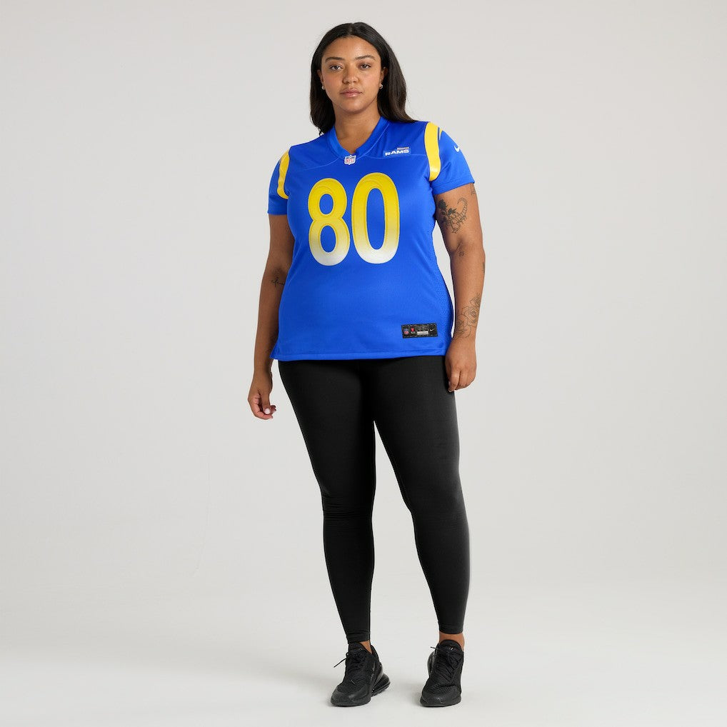 Isaac Bruce Los Angeles Rams Women's Game Retired Player Jersey Royal | Nike for Sale