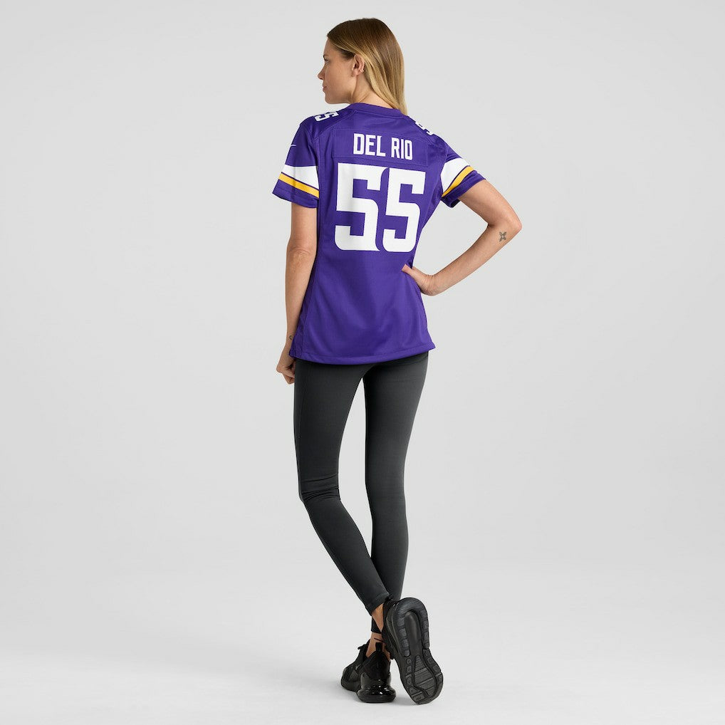 Jack Del Rio Minnesota Vikings Women's Game Retired Player Jersey Purple | Nike for Sale