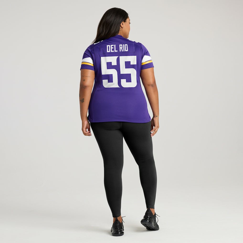 Jack Del Rio Minnesota Vikings Women's Game Retired Player Jersey Purple | Nike for Sale