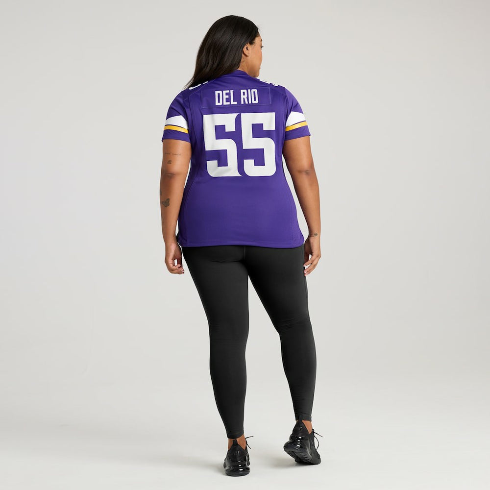 Jack Del Rio Minnesota Vikings Women's Game Retired Player Jersey Purple | Nike for Sale