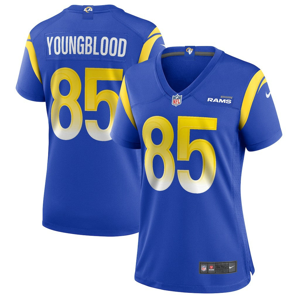 Jack Youngblood Los Angeles Rams Women's Game Retired Player Jersey Royal | Nike for Sale