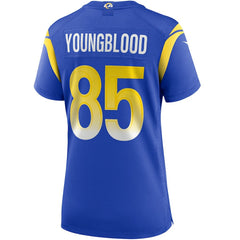 Jack Youngblood Los Angeles Rams Women's Game Retired Player Jersey Royal | Nike for Sale
