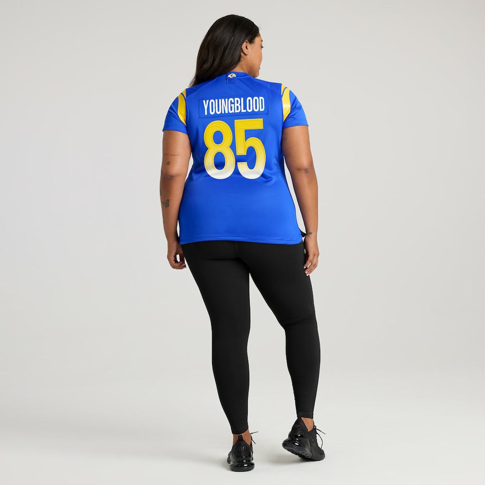 Jack Youngblood Los Angeles Rams Women's Game Retired Player Jersey Royal | Nike for Sale