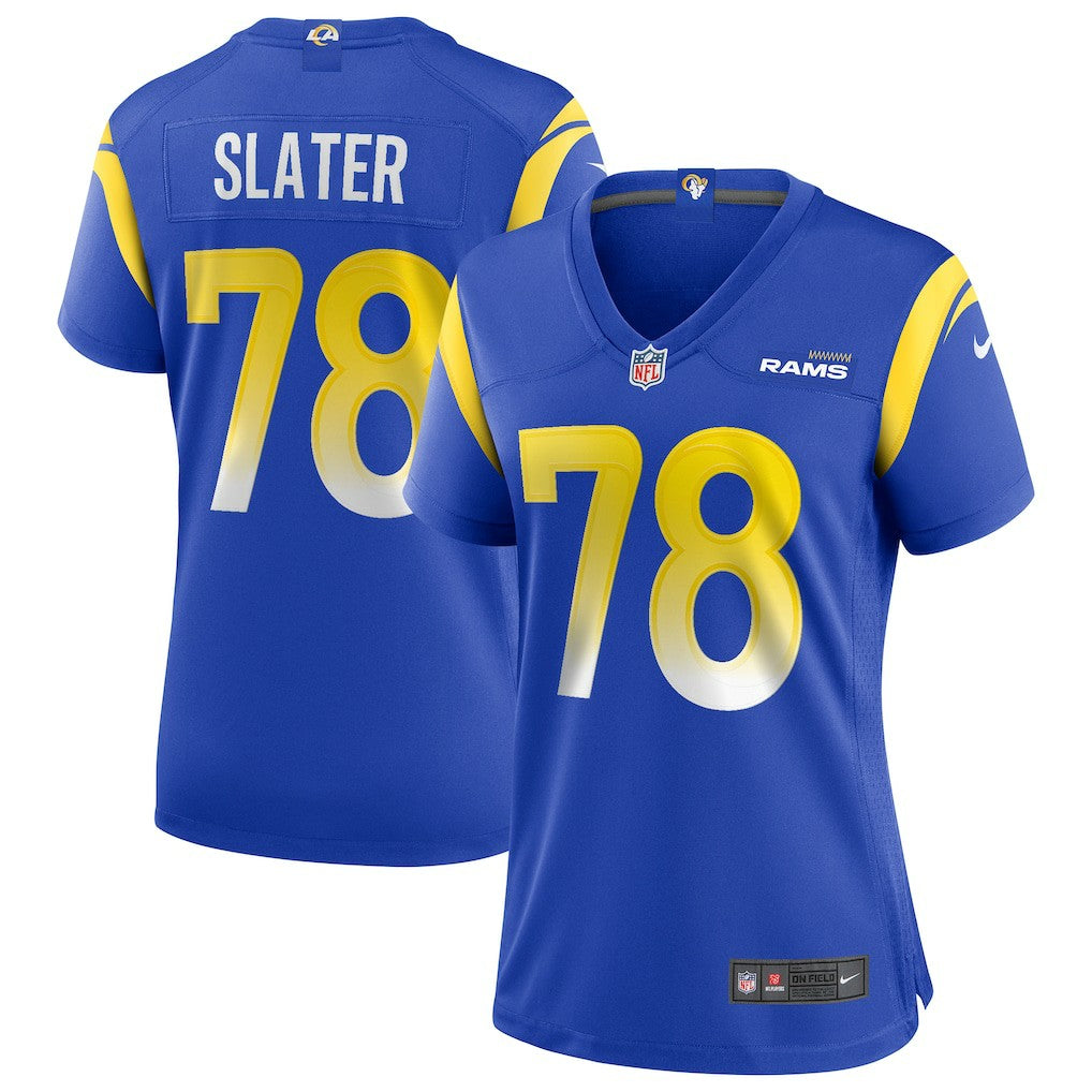 Jackie Slater Los Angeles Rams Women's Game Retired Player Jersey Royal | Nike for Sale