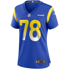 Jackie Slater Los Angeles Rams Women's Game Retired Player Jersey Royal | Nike for Sale