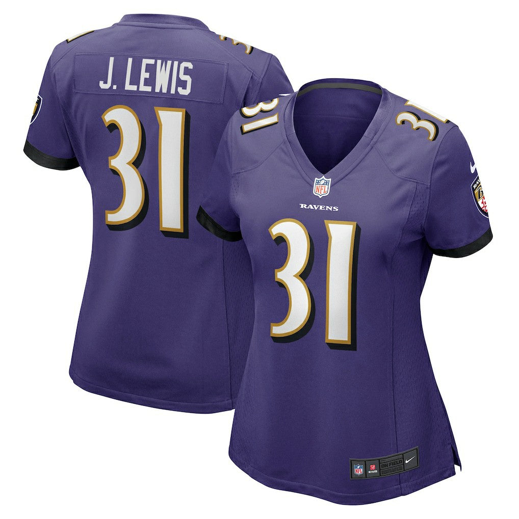 Jamal Lewis Baltimore Ravens Women's Game Retired Player Jersey Purple | Nike for Sale