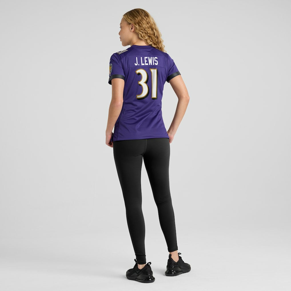 Jamal Lewis Baltimore Ravens Women's Game Retired Player Jersey Purple | Nike for Sale