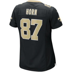 Joe Horn New Orleans Saints Women's Game Retired Player Jersey Black | Nike for Sale
