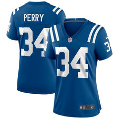 Joe Perry Indianapolis Colts Women's Game Retired Player Jersey Royal | Nike for Sale
