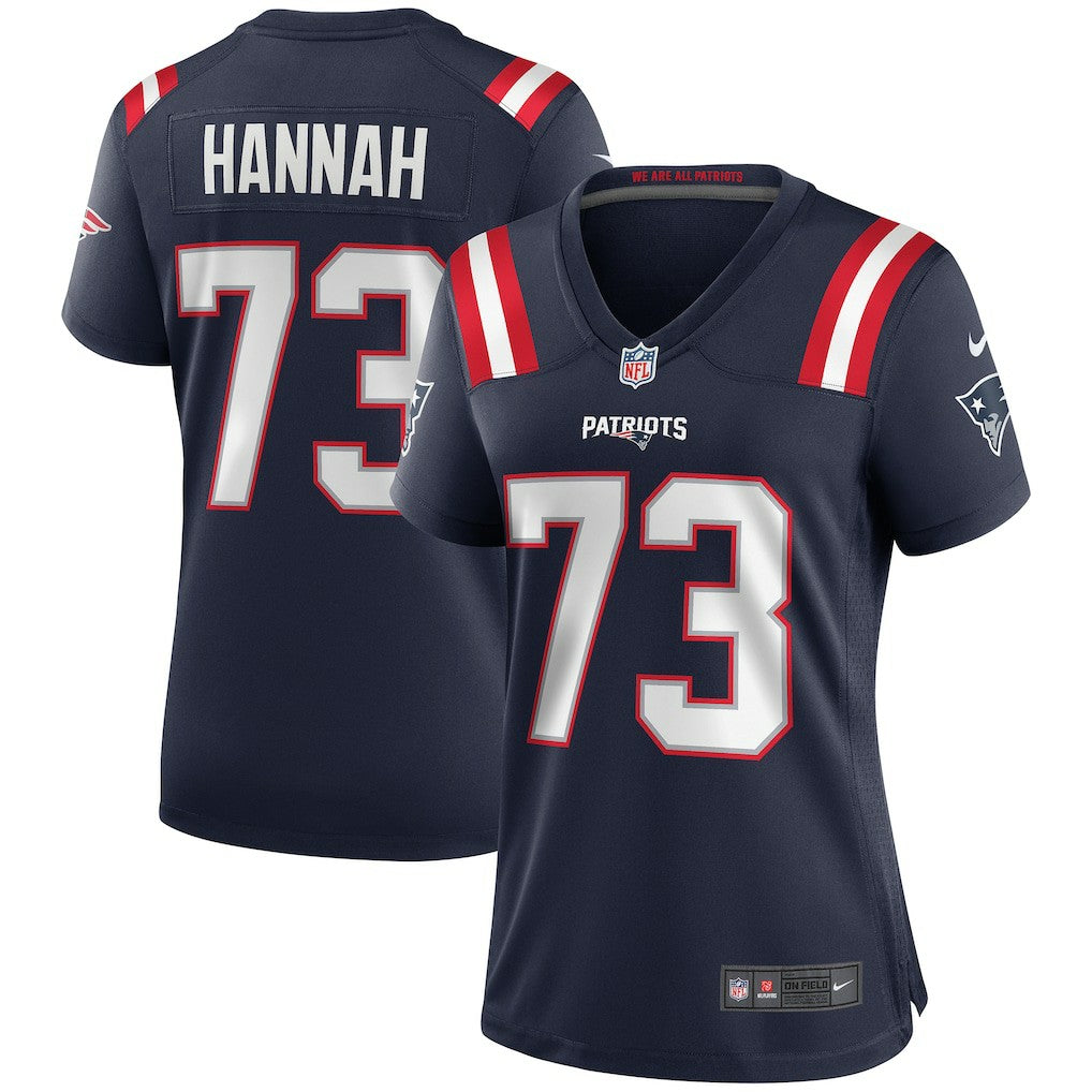 John Hannah New England Patriots Women's Game Retired Player Jersey Navy | Nike for Sale