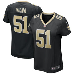 Jonathan Vilma New Orleans Saints Women's Game Retired Player Jersey Black | Nike for Sale