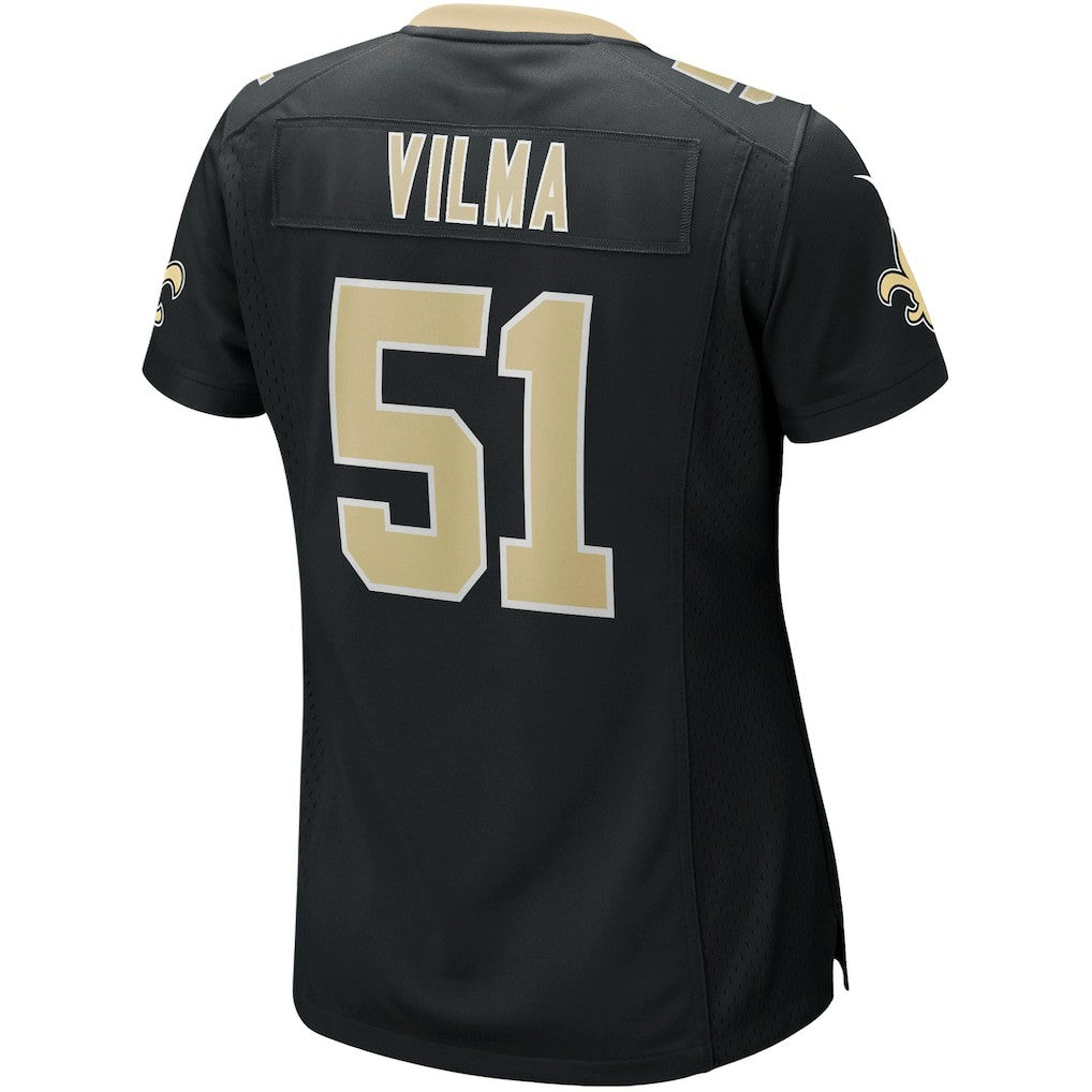 Jonathan Vilma New Orleans Saints Women's Game Retired Player Jersey Black | Nike for Sale