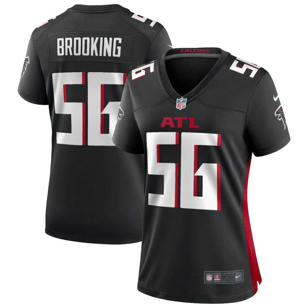 Keith Brooking Atlanta Falcons Women's Game Retired Player Jersey Black | Nike for Sale