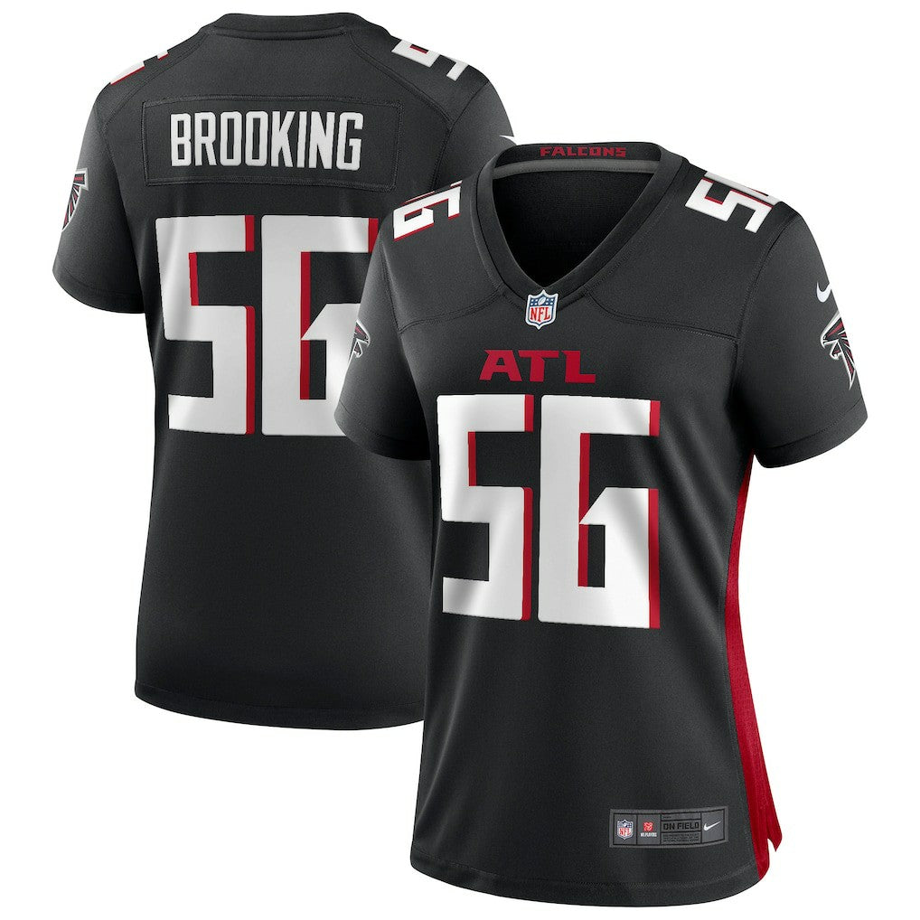 Keith Brooking Atlanta Falcons Women's Game Retired Player Jersey Black | Nike for Sale