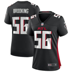 Keith Brooking Atlanta Falcons Women's Game Retired Player Jersey Black | Nike for Sale