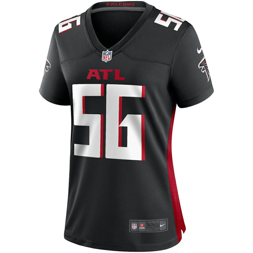 Keith Brooking Atlanta Falcons Women's Game Retired Player Jersey Black | Nike for Sale