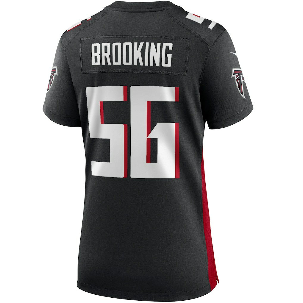 Keith Brooking Atlanta Falcons Women's Game Retired Player Jersey Black | Nike for Sale