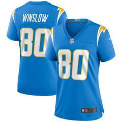 Kellen Winslow Los Angeles Chargers Women's Game Retired Player Jersey Powder Blue | Nike for Sale
