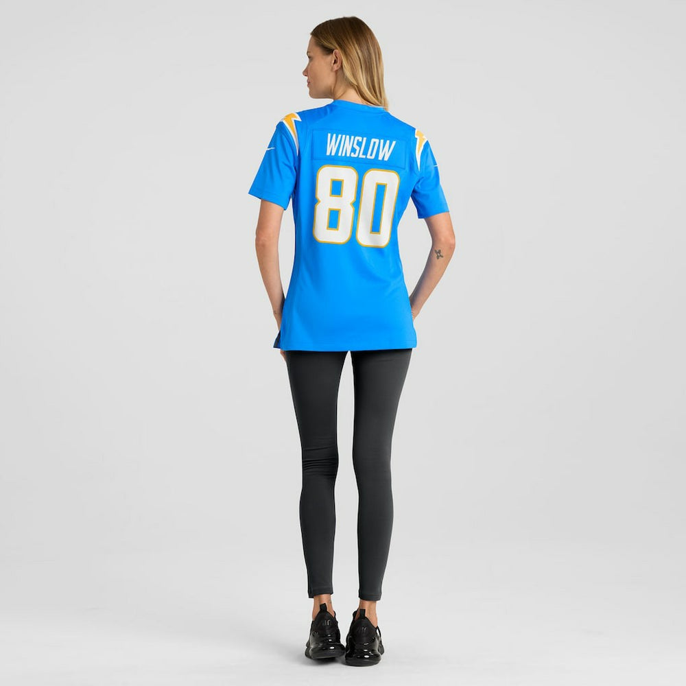 Kellen Winslow Los Angeles Chargers Women's Game Retired Player Jersey Powder Blue | Nike for Sale