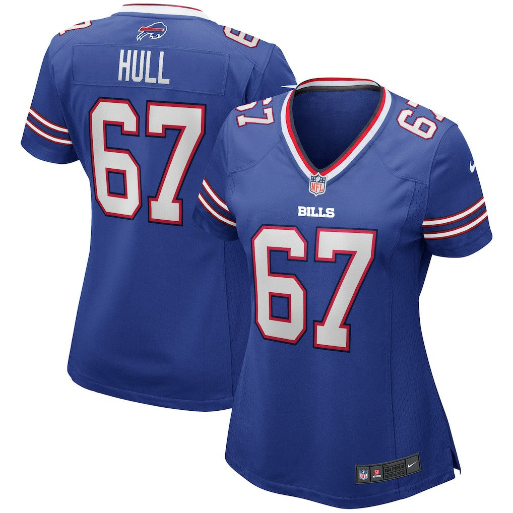 Kent Hull Buffalo Bills Women's Game Retired Player Jersey Royal | Nike for Sale