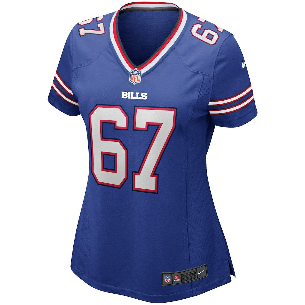 Kent Hull Buffalo Bills Women's Game Retired Player Jersey Royal | Nike for Sale