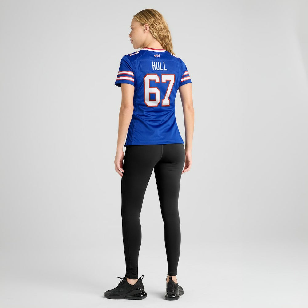 Kent Hull Buffalo Bills Women's Game Retired Player Jersey Royal | Nike for Sale