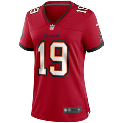 Keyshawn Johnson Tampa Bay Buccaneers Women's Game Retired Player Jersey Red | Nike for Sale